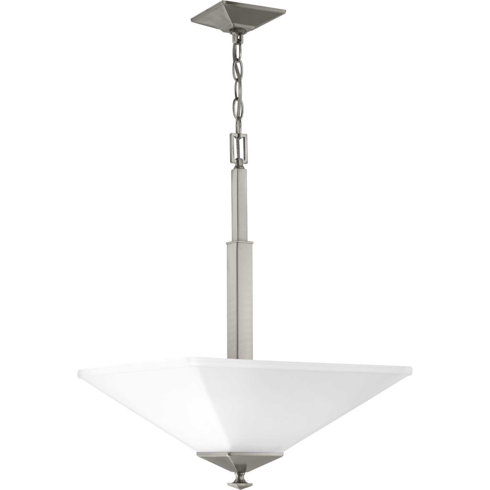 Progress Lighting-P500126-009-Clifton Heights - Pendants Light - 2 Light in Modern Craftsman and Farmhouse style - 16 Inches wide by 24.5 Inches high Brushed Nickel  Brushed Nickel Finish with Etched 