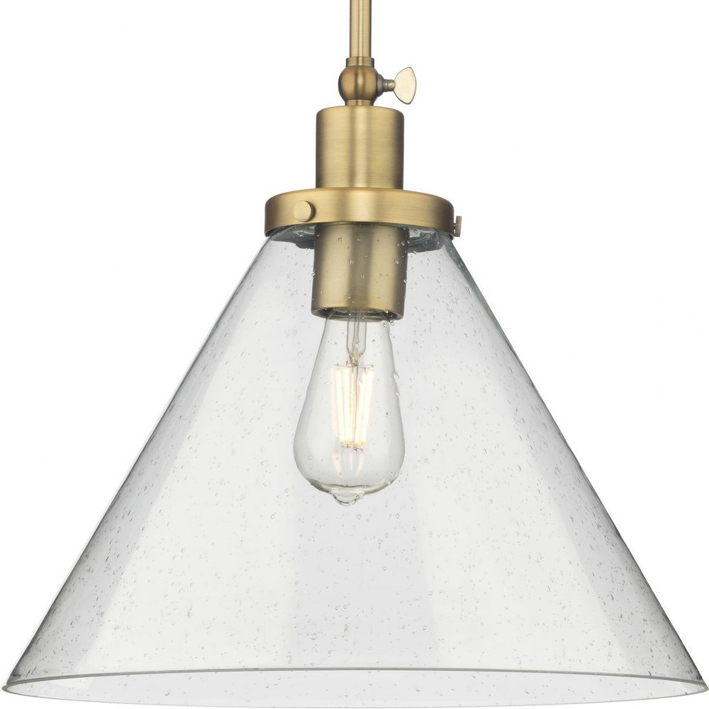 Progress Lighting P500384-163 Hinton - 1 Light Pendant In Farmhouse Style-14