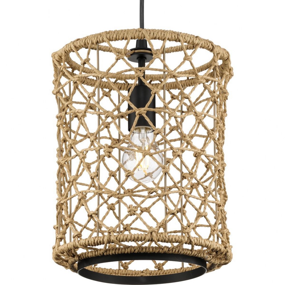 Progress Lighting P500419-31M Chandra - 1 Light Pendant In Coastal Style-13