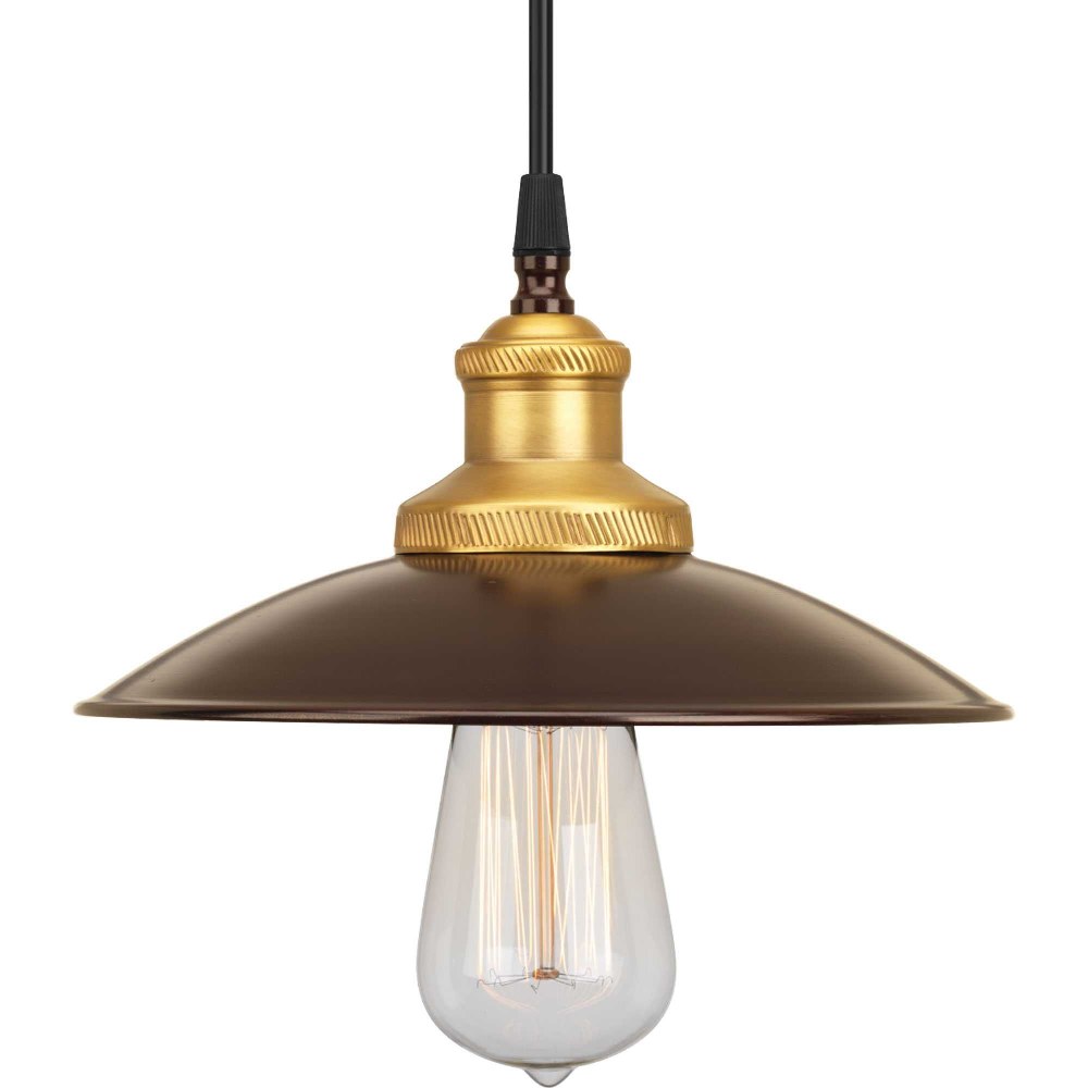 Progress Lighting-P5161-20-Archives - Pendants Light - 1 Light in Farmhouse style - 9 Inches wide by 5.13 Inches high Antique Bronze  Antique Nickel Finish