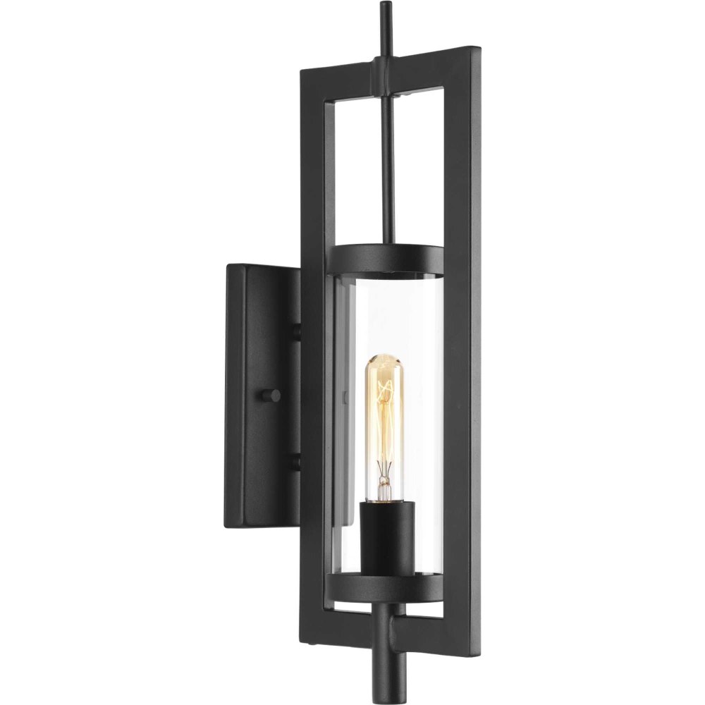 Progress Lighting-P560035-031-McBee - Outdoor Light - 1 Light in Modern style - 4.5 Inches wide by 20.75 Inches high   Black Finish with Clear Glass