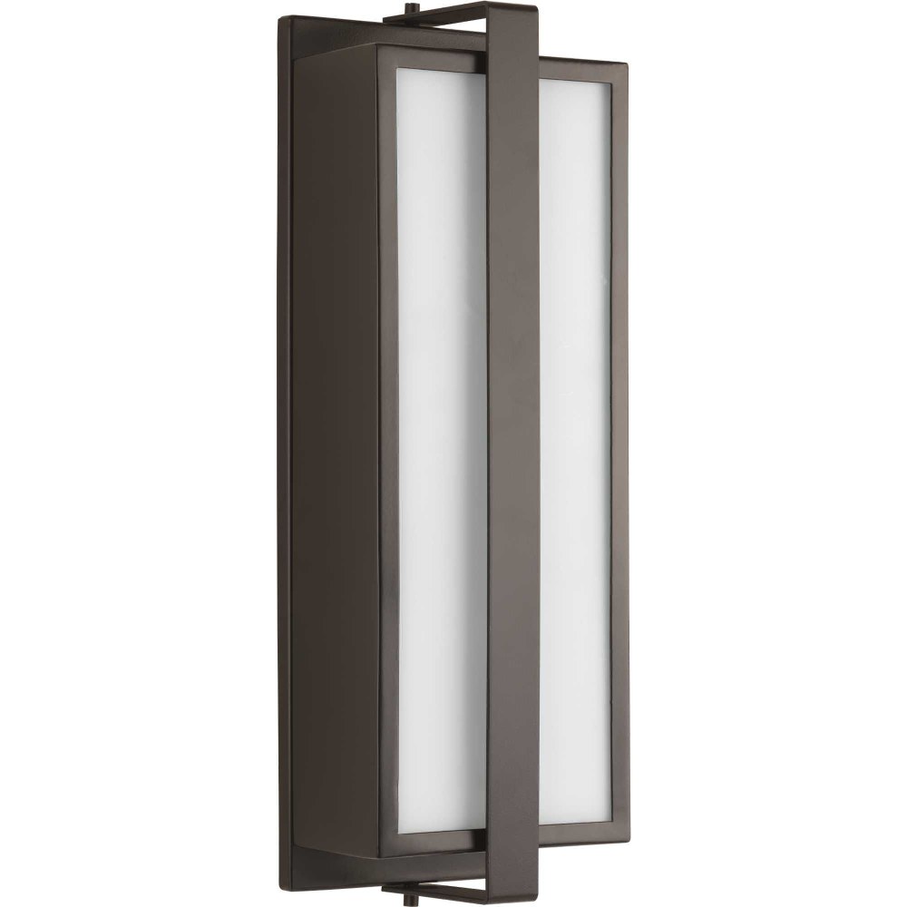 Progress Lighting-P560046-129-Diverge - Outdoor Light - 2 Light in Modern style - 6 Inches wide by 17.75 Inches high   Architectural Bronze Finish with Etched Glass