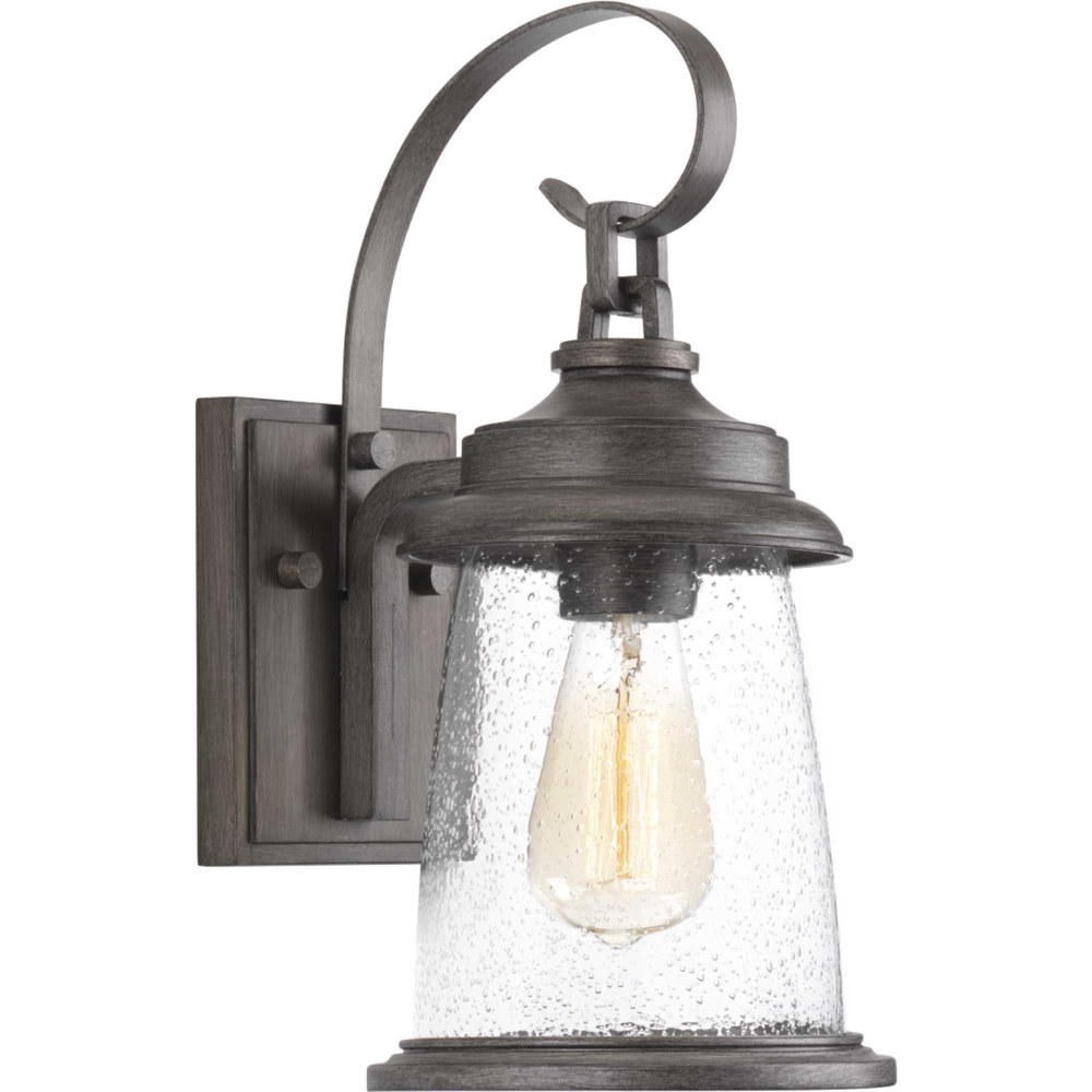 Progress Lighting-P560083-103-Conover - Outdoor Light - 1 Light in Coastal style - 7 Inches wide by 14.25 Inches high Antique Pewter  Antique Pewter Finish with Clear Seeded Glass