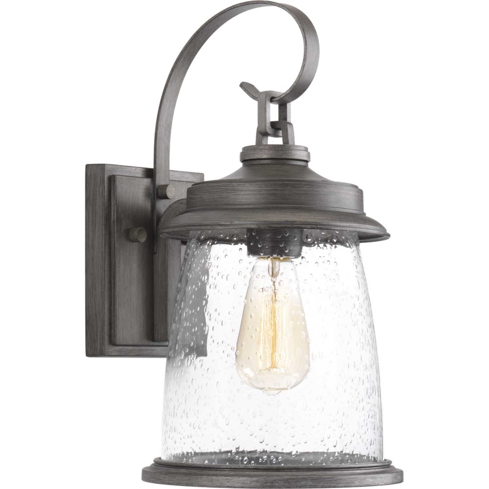 Progress Lighting-P560084-103-Conover - Outdoor Light - 1 Light in Coastal style - 8.63 Inches wide by 16 Inches high Antique Pewter  Antique Pewter Finish with Clear Seeded Glass