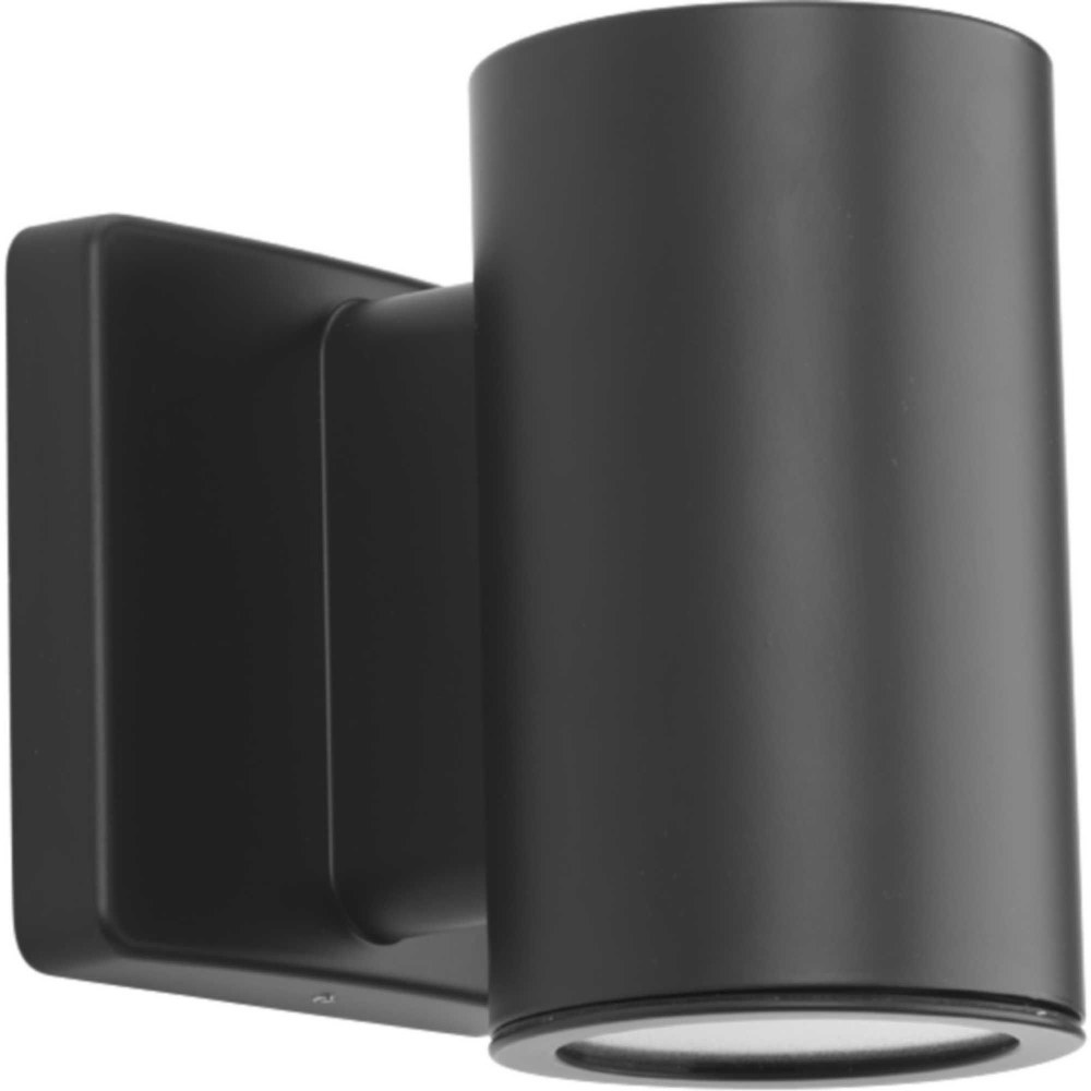 Progress Lighting-P563000-143-30K-Cylinders - Outdoor Light - 1 Light - in Modern style - 4.5 Inches wide by 5.63 Inches high Graphite  Satin Nickel Finish with Clear Glass