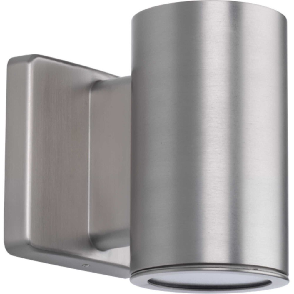 Progress Lighting-P563000-147-30K-Cylinders - Outdoor Light - 1 Light - in Modern style - 4.5 Inches wide by 5.63 Inches high Satin Nickel  Satin Nickel Finish with Clear Glass