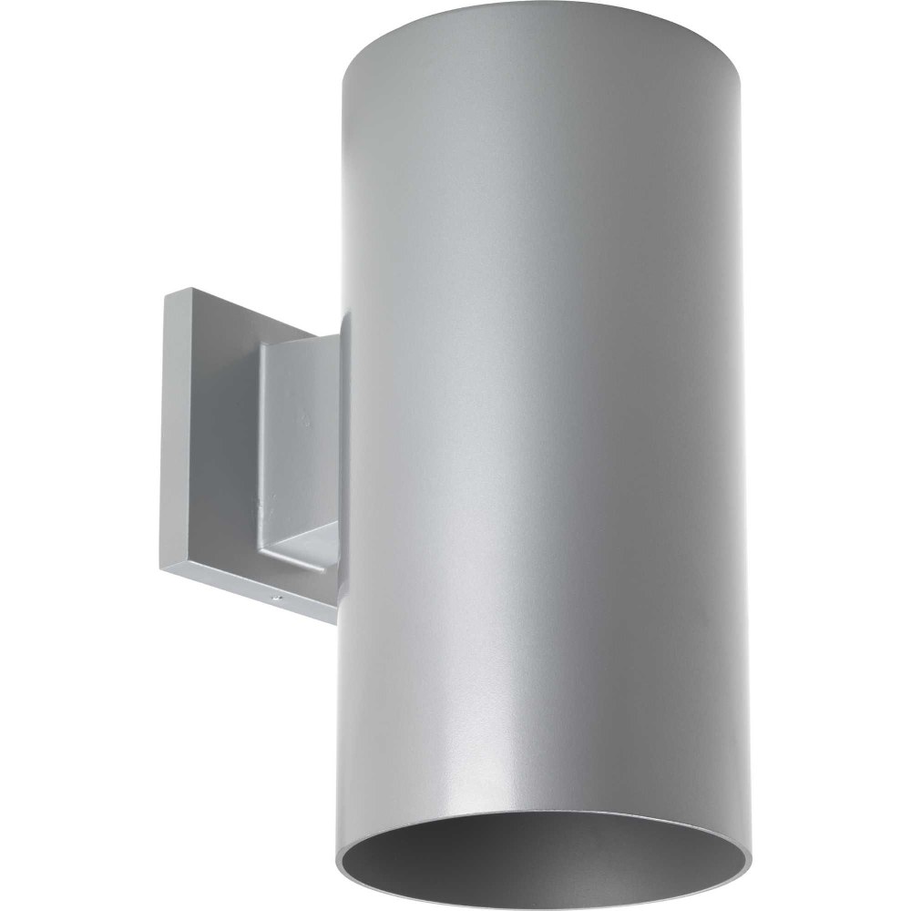 Progress Lighting-P5641-82/30K-Cylinder - Outdoor Light - 1 Light - in Modern style - 6 Inches wide by 12 Inches high Metallic Gray LED Metallic Gray Finish withMetal Shade