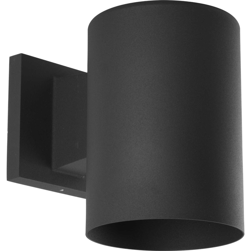 Progress Lighting-P5674-31/30K-Cylinder - Outdoor Light - 1 Light - in Modern style - 5 Inches wide by 7.25 Inches high Black LED Metallic Gray Finish withMetal Shade