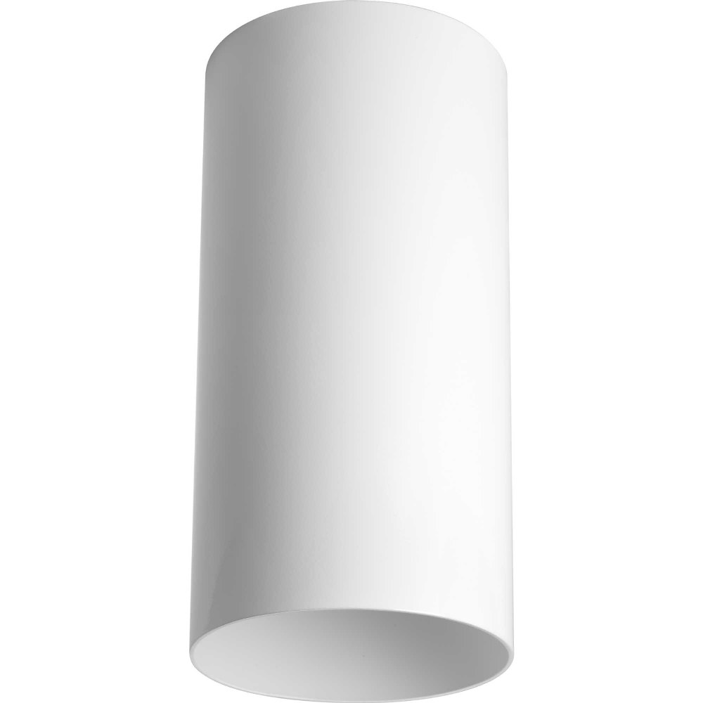 Progress Lighting-P5741-30/30K-Cylinder - Outdoor Light - 1 Light - - Damp Rated in Modern style - 6 Inches wide by 12 Inches high White LED Antique Bronze Finish