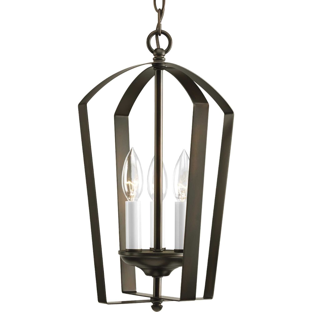 Progress Lighting-P3928-20-Gather - 3 Light in Transitional and Traditional style - 10 Inches wide by 16 Inches high Antique Bronze  Antique Bronze Finish