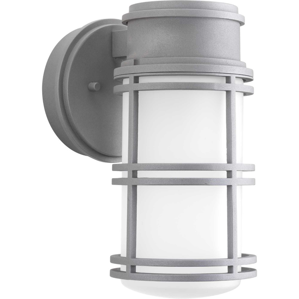 Progress Lighting-P5676-13630K9-Bell LED - Outdoor Light - 1 Light in Coastal style - 5.5 Inches wide by 10.63 Inches high Textured Graphite  Antique Bronze Finish with Etched Glass