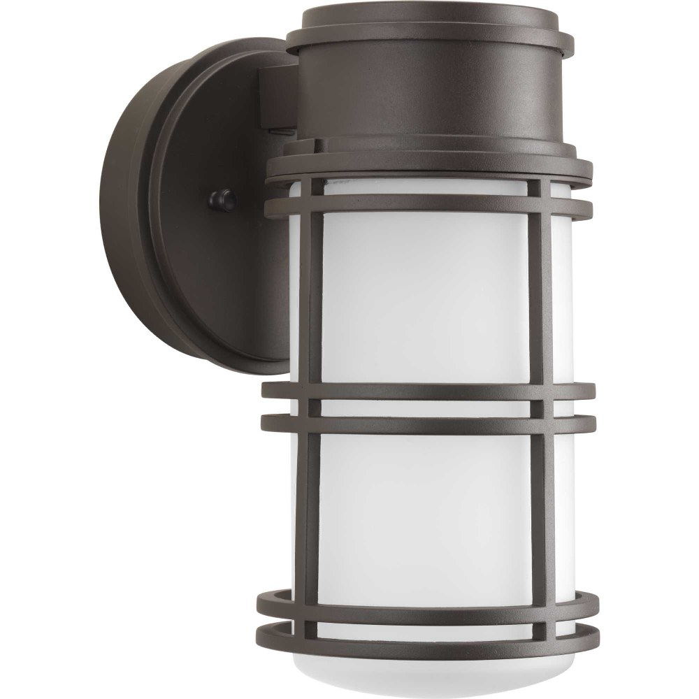 Progress Lighting-P5676-2030K9-Bell LED - Outdoor Light - 1 Light in Coastal style - 5.5 Inches wide by 10.63 Inches high Antique Bronze  Antique Bronze Finish with Etched Glass