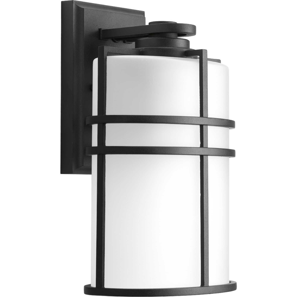 Progress Lighting-P6063-31-Format - Outdoor Light - 1 Light in Modern Craftsman and Modern style - 7.38 Inches wide by 11.63 Inches high   Black Finish with Etched Glass