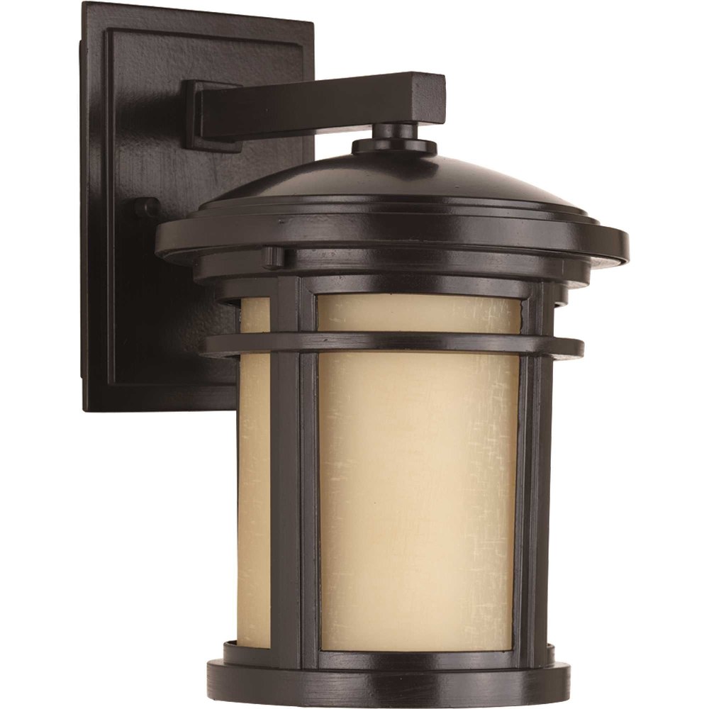 Progress Lighting-P6084-2030K9-Wish LED - Outdoor Light - 1 Light - Cylinder Shade - in Modern Craftsman and Transitional style - 7 Inches wide by 10.38 Inches high Antique Bronze LED Black