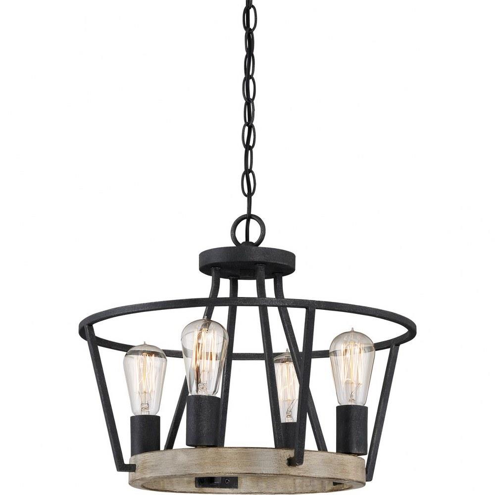 Quoizel Lighting Brt1717gk Brockton 4 Light Semi Flush Mount