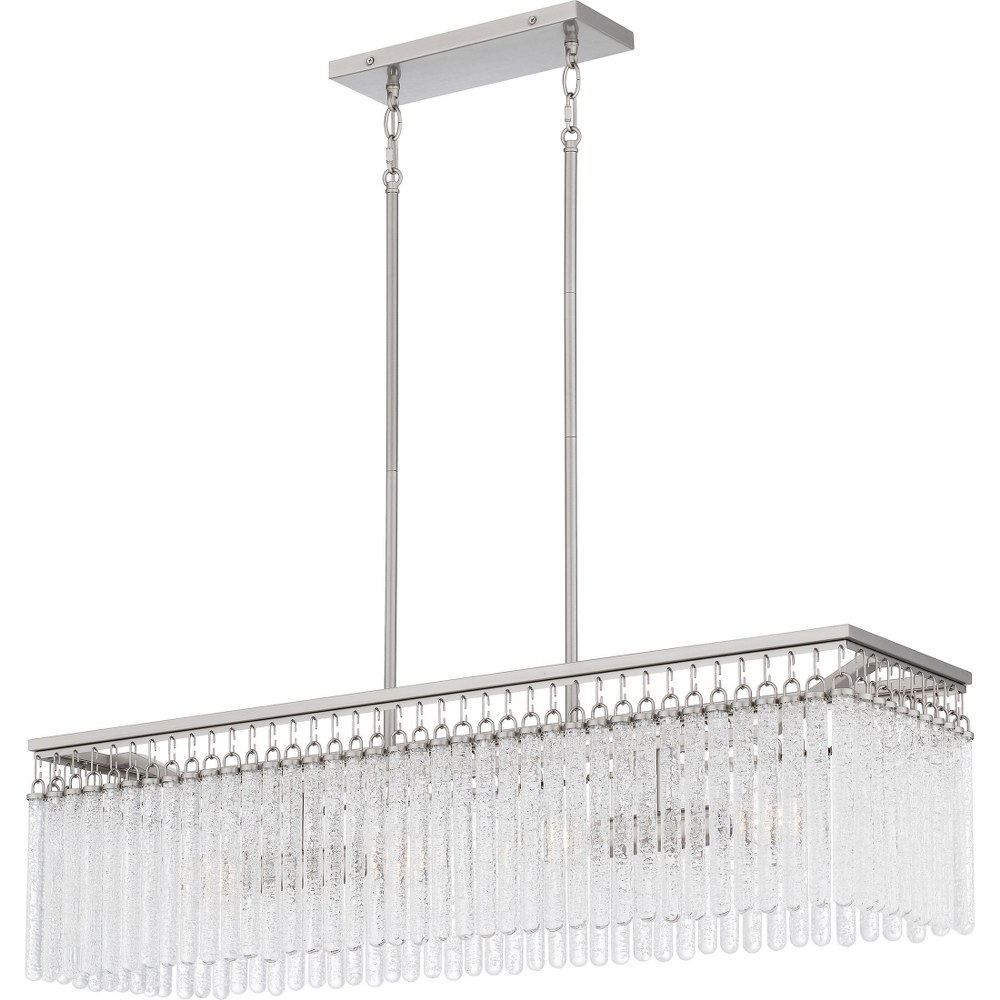 Quoizel Lighting CMI438BN Camilla - 4 Light Linear Chandelier In Glam