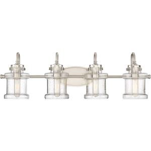 Vanity Lighting On Quoizel Experts Danbury Four Light Bath Vanity