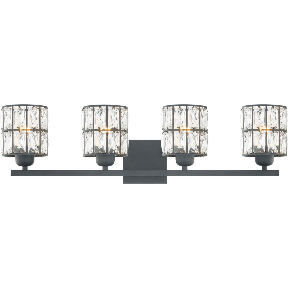 Quoizel Lighting GIB8630MBK Gibson - 4 Light Extra Large Bath Vanity