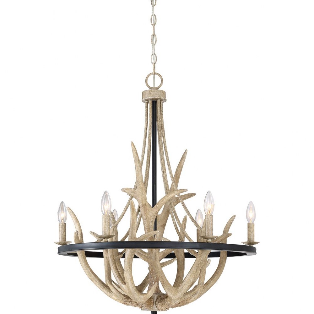 2749019 Quoizel Lighting-JR5006EK-Journey Chandelier 6 Lig sku 2749019