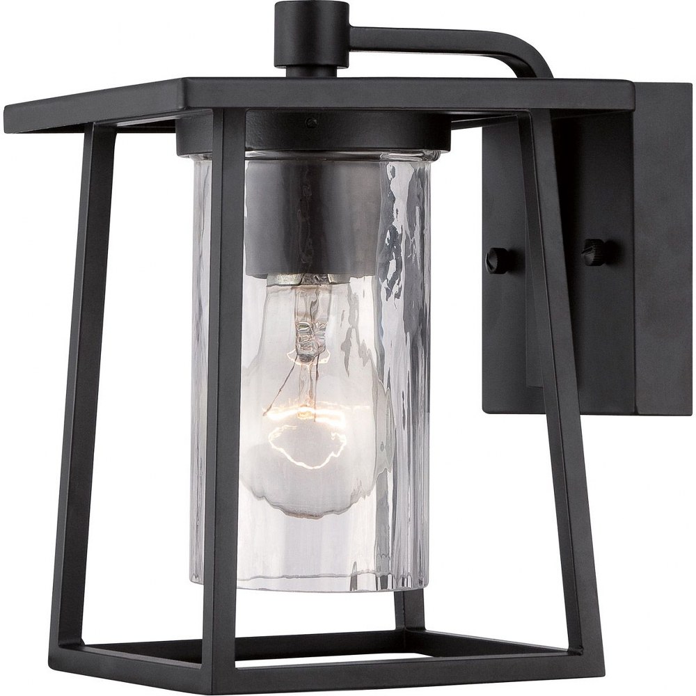 Quoizel Lighting-LDG8406K-Lodge - 1 Light Wall Sconce - 9 Inches high   Mystic Black Finish