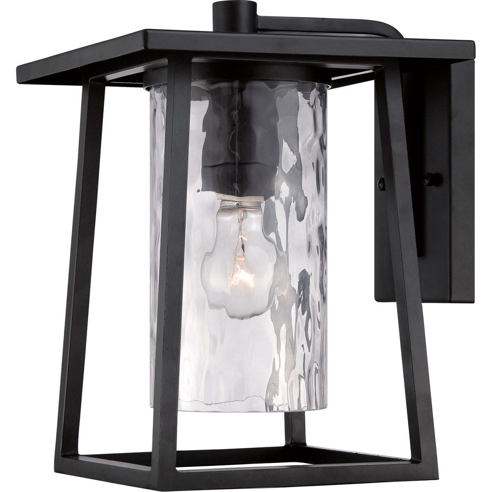 Quoizel Lighting-LDG8409K-Lodge - 1 Light Wall Sconce - 12.5 Inches high   Mystic Black Finish