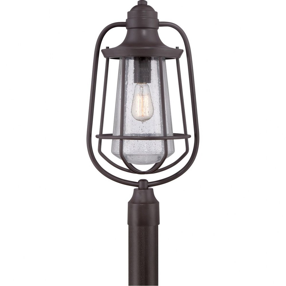 Quoizel Lighting-MRE9009WT-Marine - 1 Light Outdoor Post Light   Western Bronze Finish