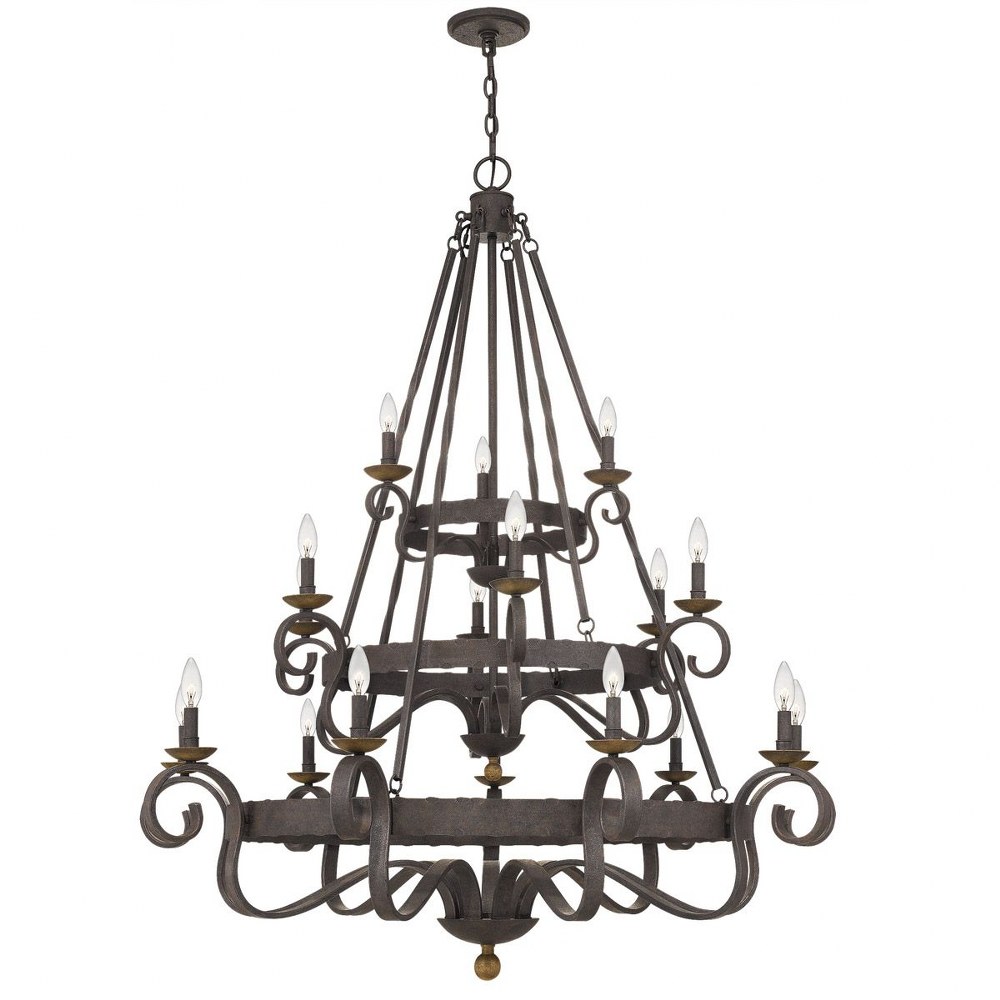 3343217 Quoizel Lighting-NBE5018RK-Noble Chandelier 8 Ligh sku 3343217