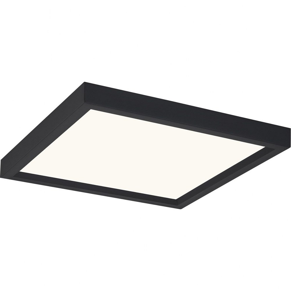 Quoizel Lighting-OST1611EK-Outskirts - 15W 1 LED Flush Mount in Transitional style - 11 Inches wide by 1 Inch high Earth Black  Earth Black Finish