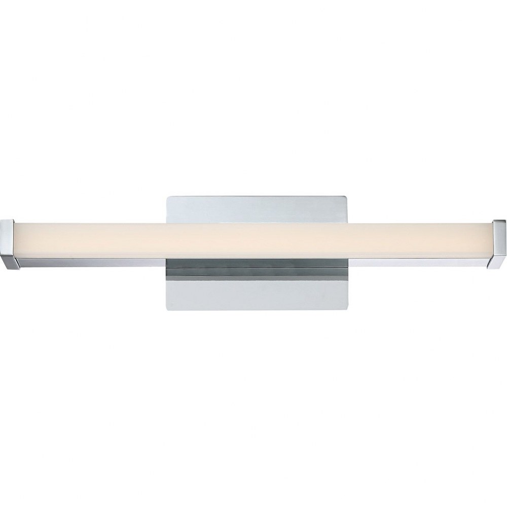 Quoizel Lighting-PCPE8519C-Platinum Promenade 1 Light Contemporary Bath Vanity Approved for Damp Locations   Polished Chrome Finish with Acrylic Shade