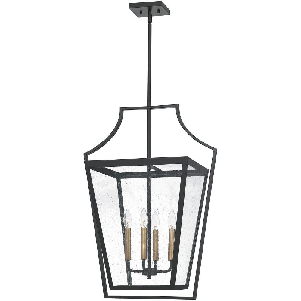 Quoizel Lighting-QOP5264OZ-4 Light Foyer in Transitional style - 15 Inches wide by 22.75 Inches high   4 Light Foyer in Transitional style - 15 Inches wide by 22.75 Inches high