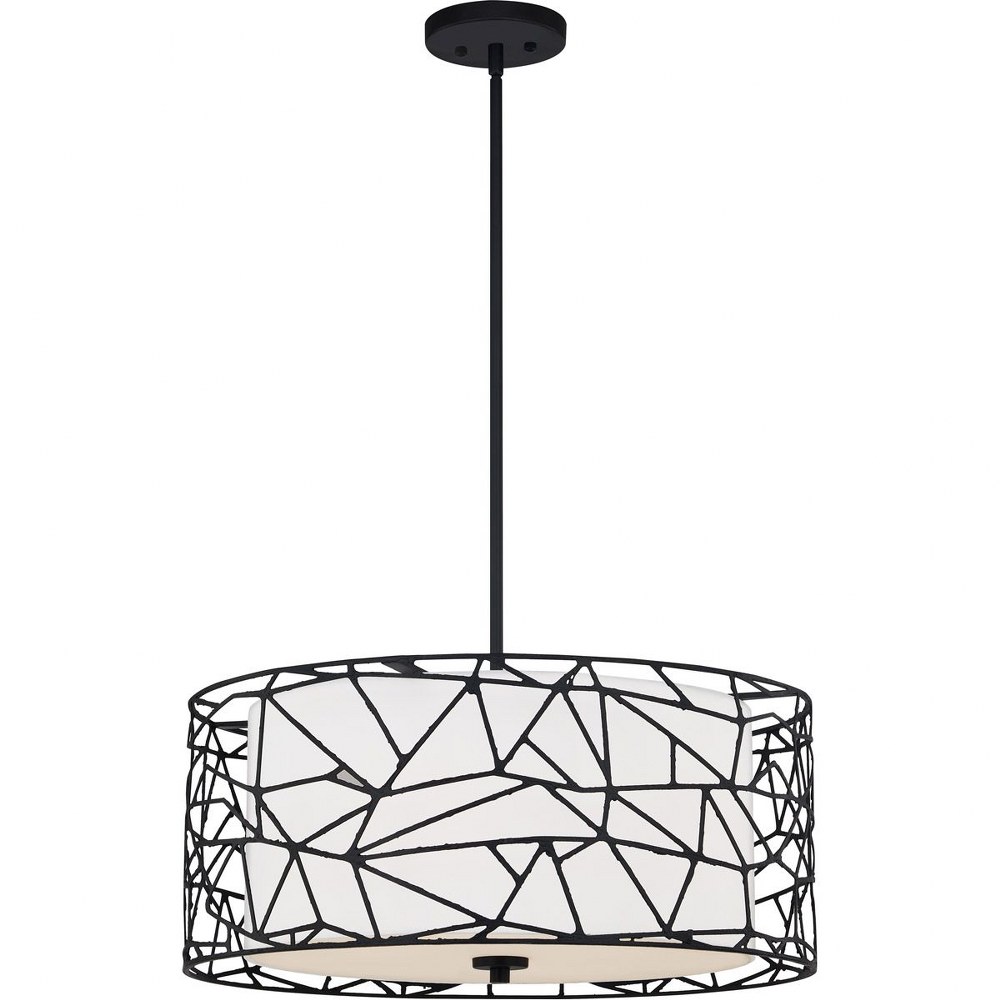 4423523 Quoizel Lighting-QOP5274MBK-4 Light Pendant in Tra sku 4423523