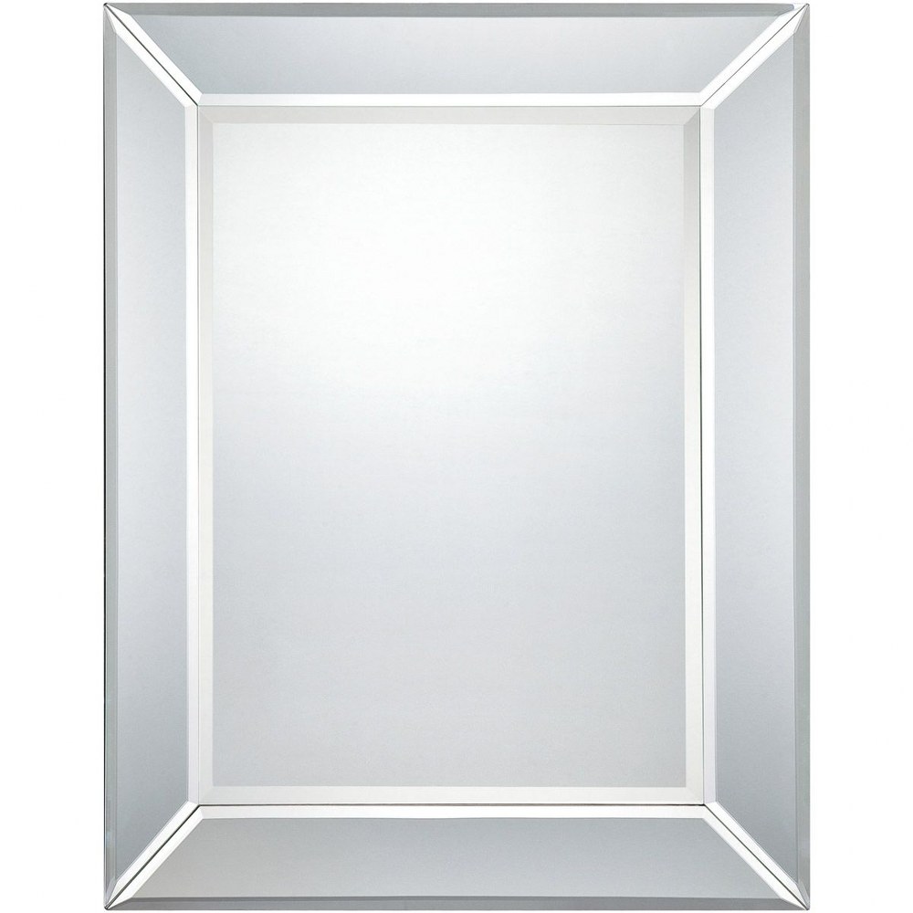 Quoizel Lighting-QR1416-Carrigan - Mirror - 32 Inches high   Chrome Finish with Beveled Glass