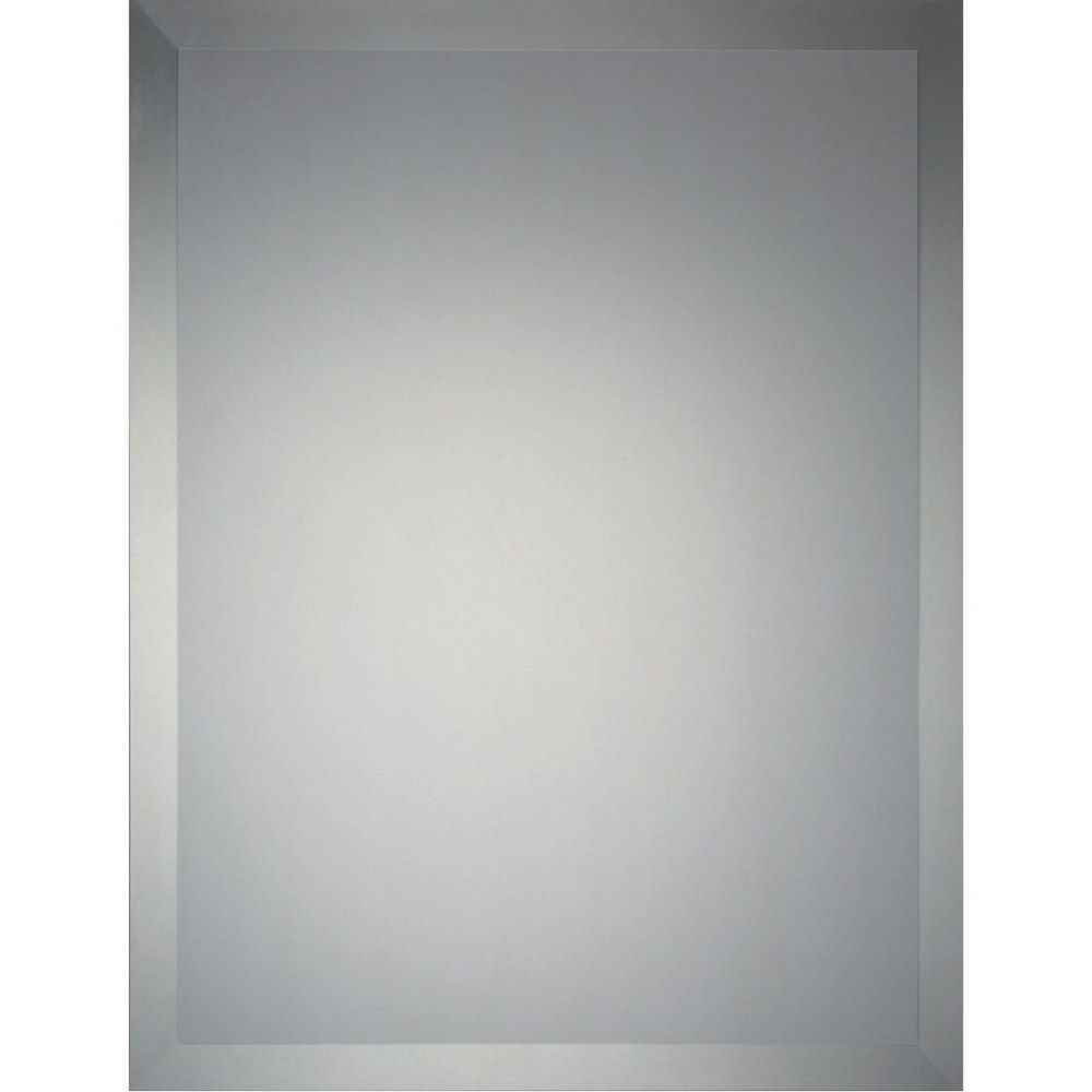 Quoizel Lighting-QR1815-Reflections - Rectangular Light Mirror - 28 Inches high   Brushed Nickel/Semi Gloss Finish