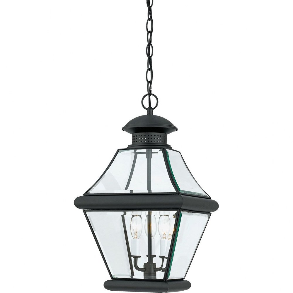 Quoizel Lighting-RJ1911K-Rutledge - 3 Light Outdoor Hanging Lantern - 19.5 Inches high   Rutledge - 3 Light Outdoor Hanging Lantern - 19.5 Inches high