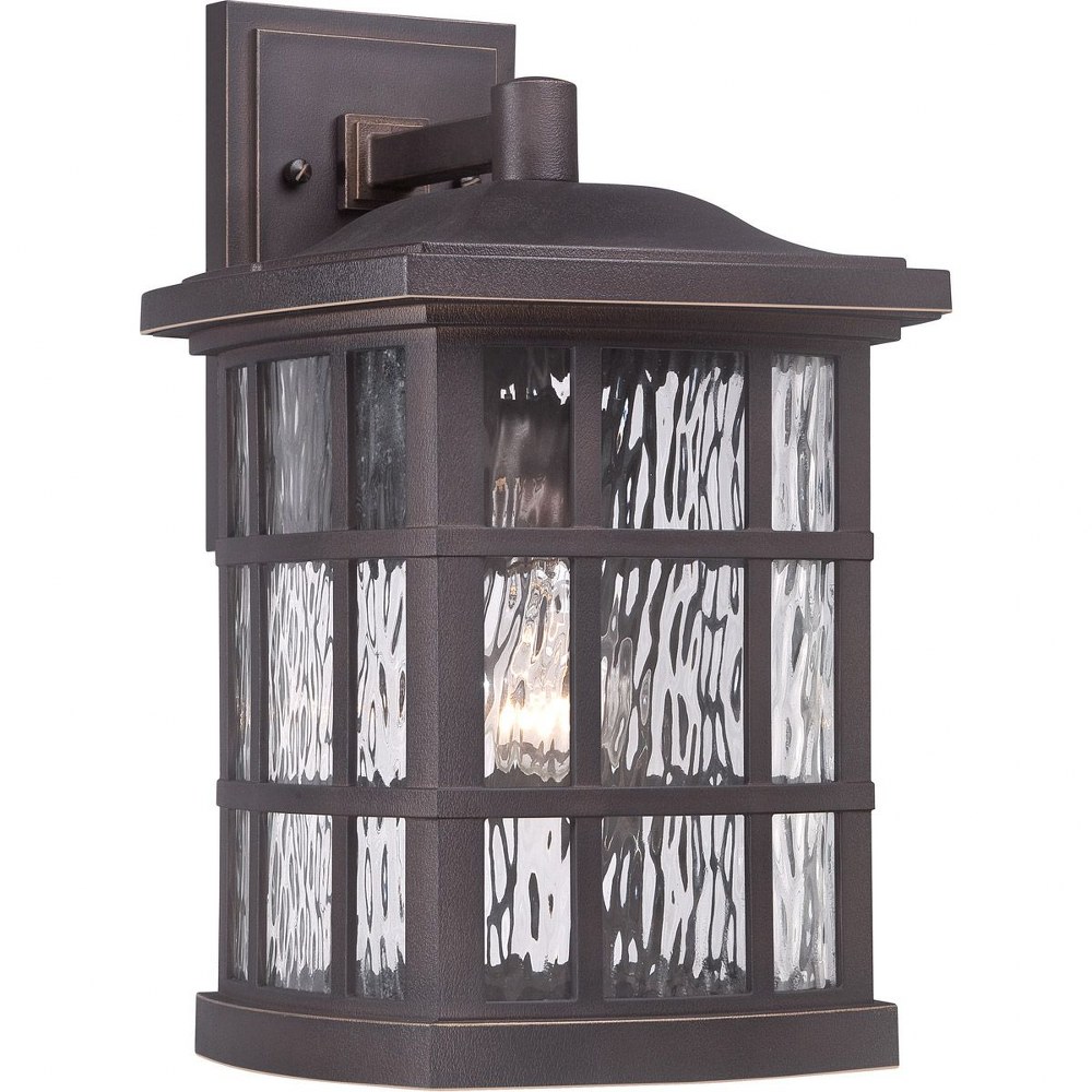 Quoizel Lighting-SNN8409PN-Stonington - 1 Light Outdoor Wall Mount - 15.5 Inches high made with Coastal Armour Palladian Bronze  Palladian Bronze Finish