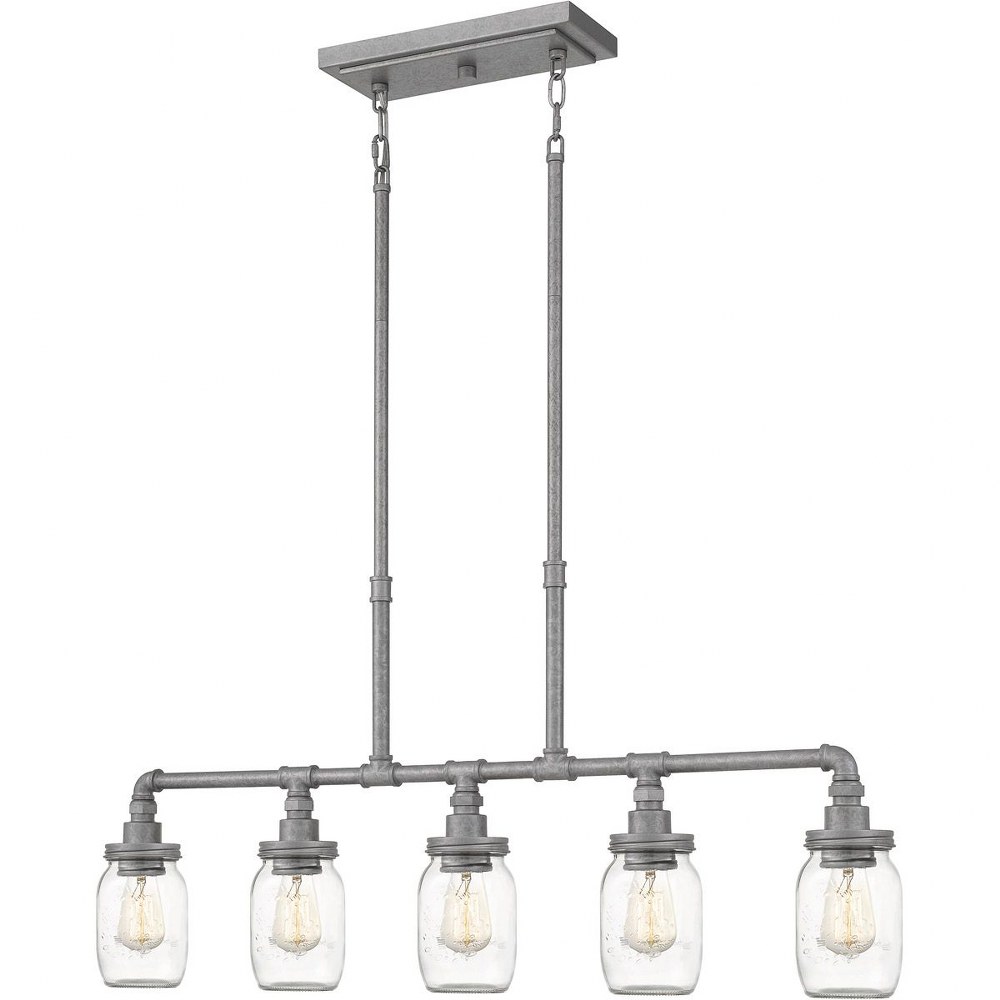 4236003 Quoizel Lighting-SQR538GV-Squire Linear Chandelier sku 4236003