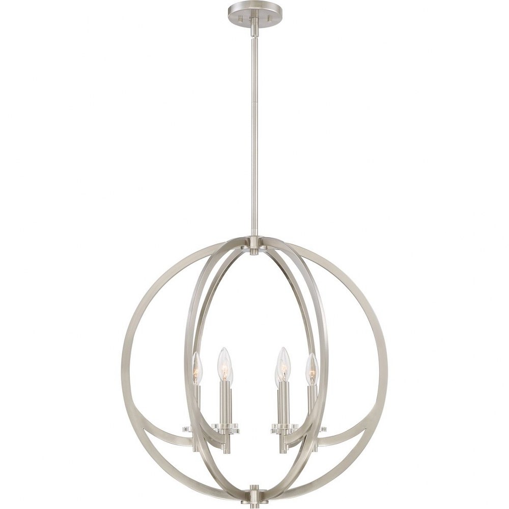 Quoizel Lighting-ON2824BN-Orion - 6 Light Extra Large Foyer - 25.5 Inches high   Orion - 6 Light Extra Large Foyer - 25.5 Inches high