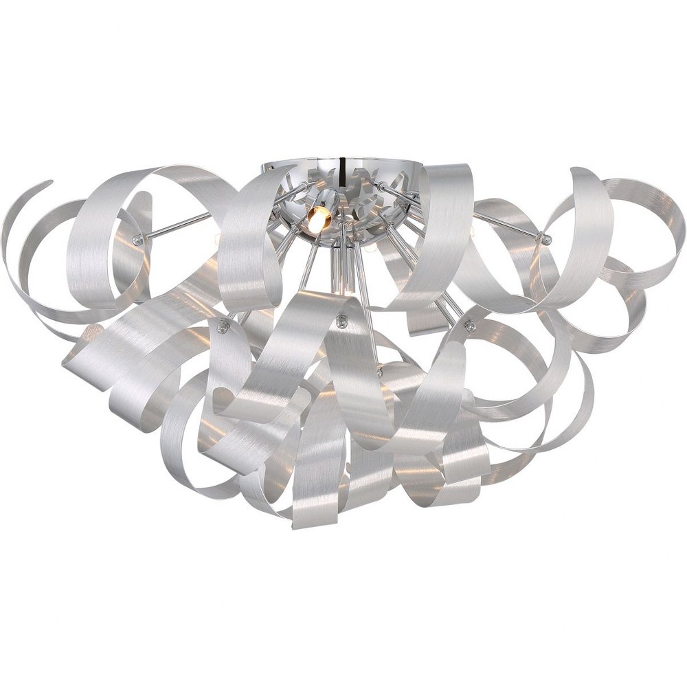 Quoizel Lighting-RBN1622MN-Ribbons - 5 Light Flush Mount   Ribbons - 5 Light Flush Mount