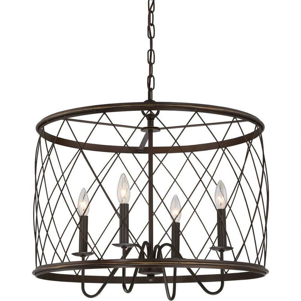 1904587 Quoizel Lighting-RDY2823PN-Dury Pendant 4 Light -  sku 1904587