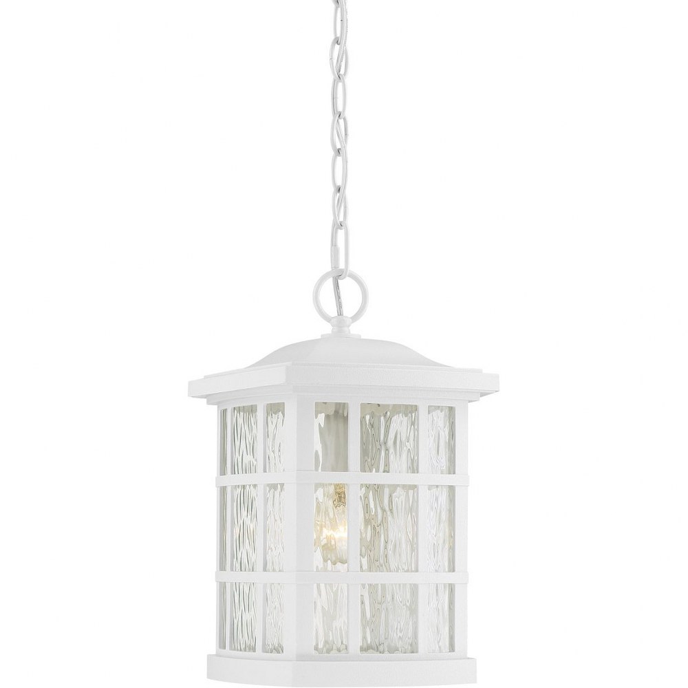 Quoizel Lighting-SNN1909W-Stonington - 1 Light Outdoor Hanging Lantern - 15 Inches high made with Coastal Armour Fresco  Palladian Bronze Finish