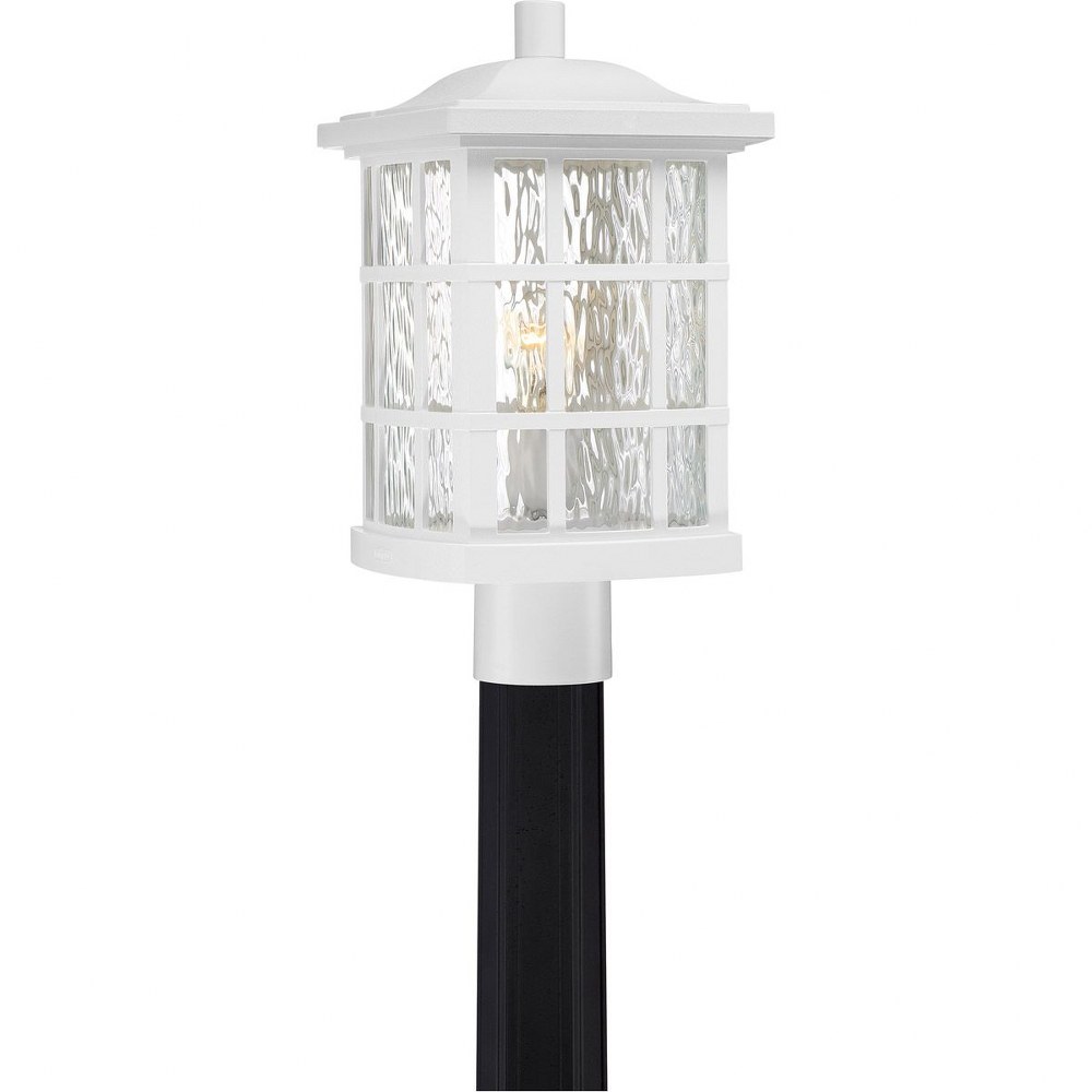 Quoizel Lighting-SNN9009W-Stonington - 1 Light Outdoor Post Lantern - 16.5 Inches high made with Coastal Armour Fresco  Palladian Bronze Finish