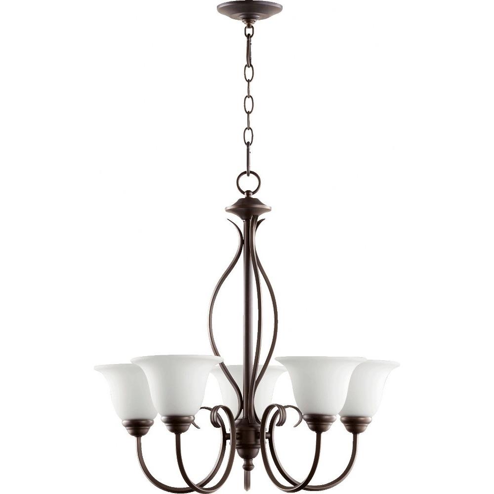 Quorum 6010-5-60 Five Light Chandelier Quorum 6010-5-60 Five Light Chandelier