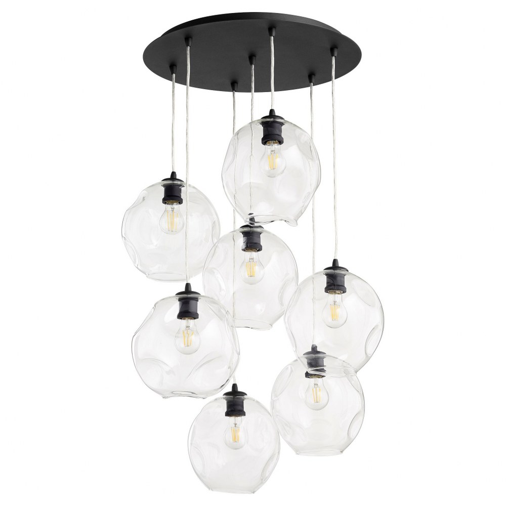 4539603 Quorum Lighting-67-69-Numen - 7 Light Pendant Noir sku 4539603