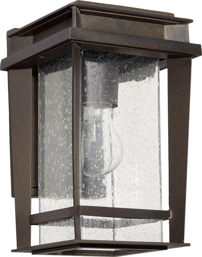 Quorum Lighting-7040-86-Easton - 1 Light Outdoor Wall Lantern in Quorum Home Collection style - 6.75 inches wide by 11.5 inches high   Oiled Bronze Finish