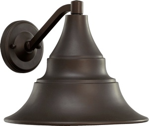 Quorum Lighting-767-11-86-Sombra - 1 Light Outdoor Wall Lantern in Transitional style - 11 inches wide by 9.25 inches high   Oiled Bronze Finish