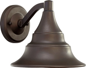 Quorum Lighting-767-8-86-Sombra - 8 Inch One Light Outdoor Wall Lantern   Oiled Bronze Finish