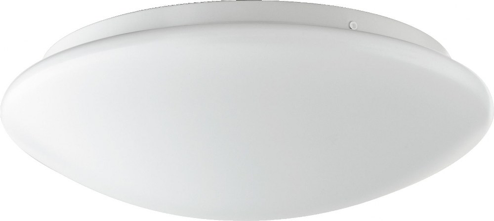 Quorum Lighting-900-12-6-15W 1 LED Round Flush Mount in Transitional style - 11.5 inches wide by 3.75 inches high   15W 1 LED Round Flush Mount in Transitional style - 11.5 inches wide by 3.75 inches 