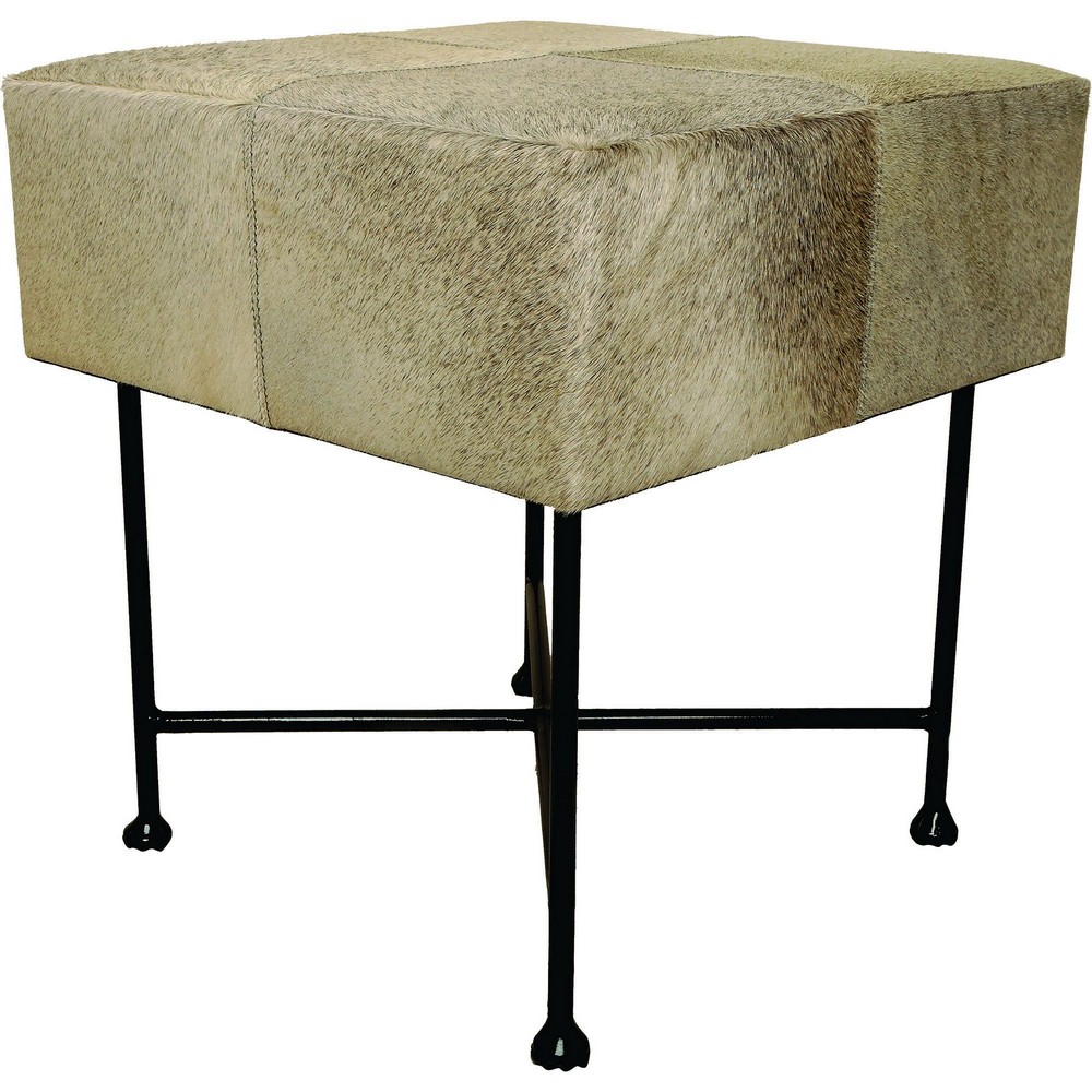 Renwil Inc-CHA051-Malkara - 18 Inch Stool   Grey Finish