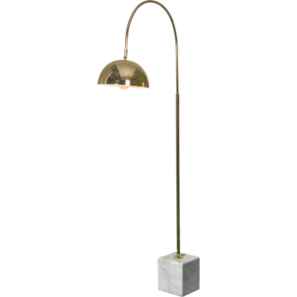 Renwil Inc-LPF3030-Valdosta - One Light Small Floor Lamp   Polished Brass Finish