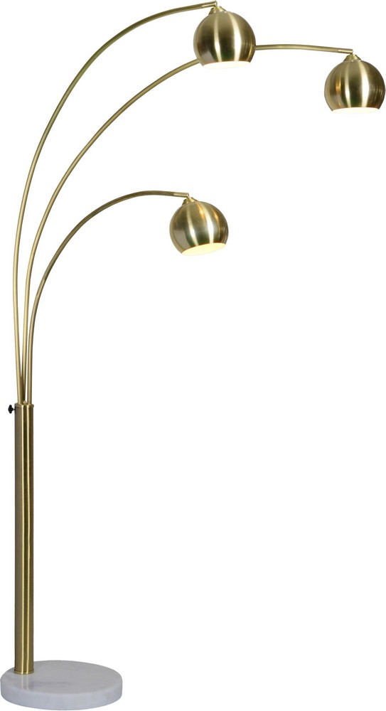Large Floor Lamp Brass Brass Renwil Inc
